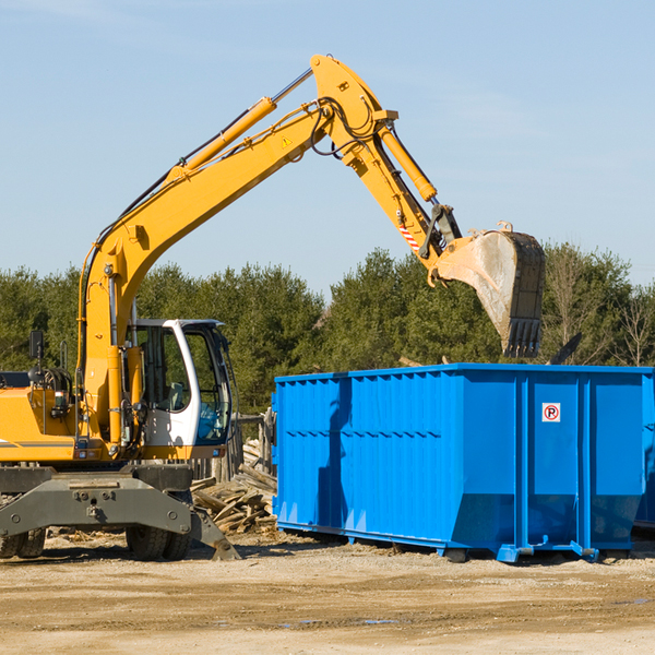 can i choose the location where the residential dumpster will be placed in Darlington Indiana